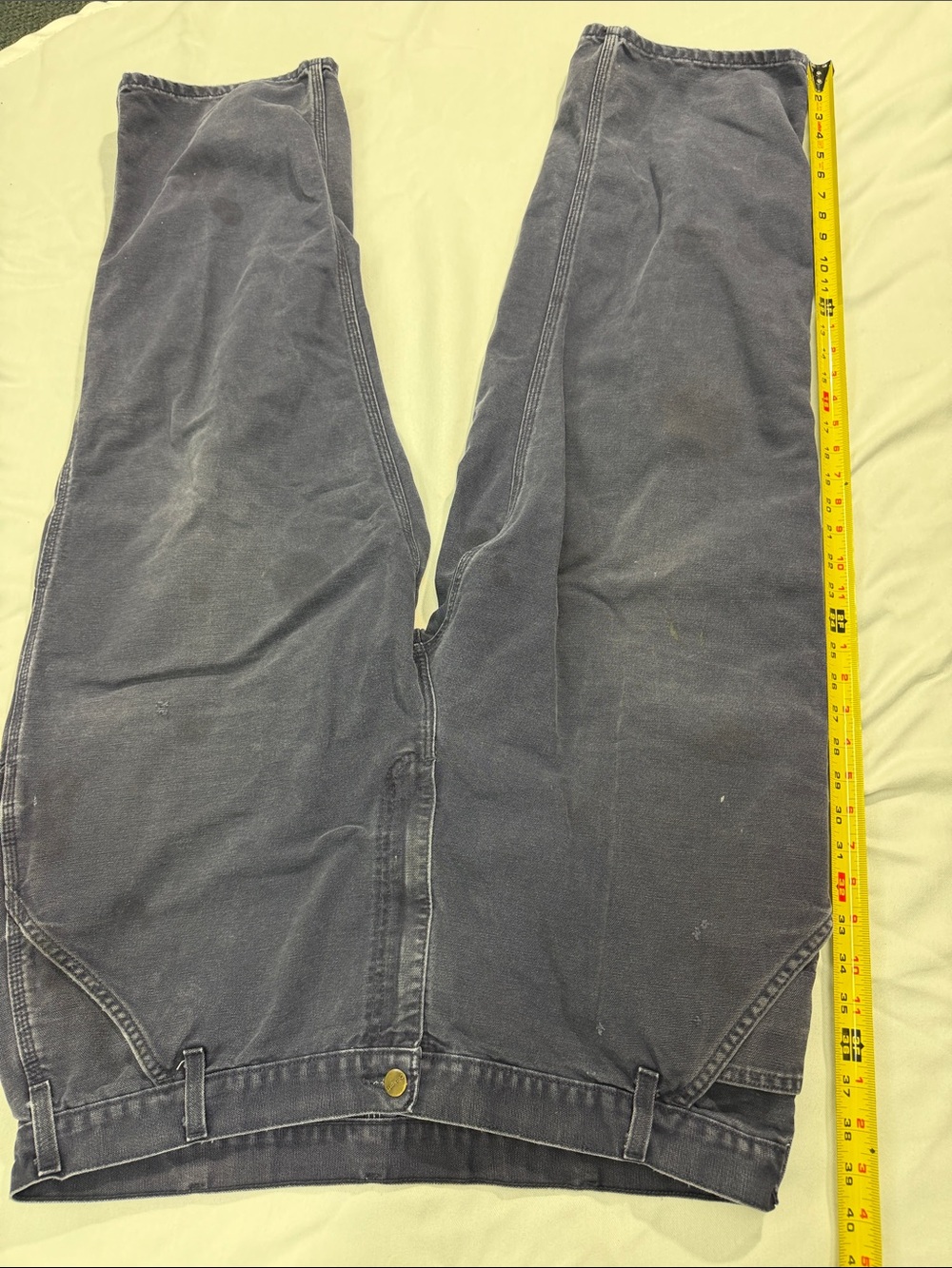 Carhartt Men's Slate Gray Relaxed Work Jeans